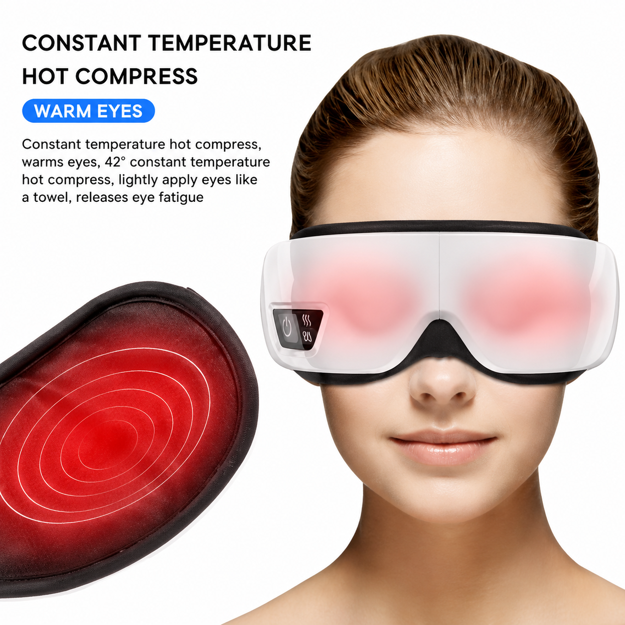 Eye Massager Smart Airbag Vibration Eye care Product Heating Bluetooth Music Relieves Fatigue And Dark Circles Remove Weary
