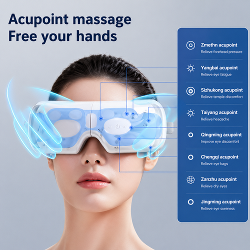 Eye Massager Smart Airbag Vibration Eye care Product Heating Bluetooth Music Relieves Fatigue And Dark Circles Remove Weary