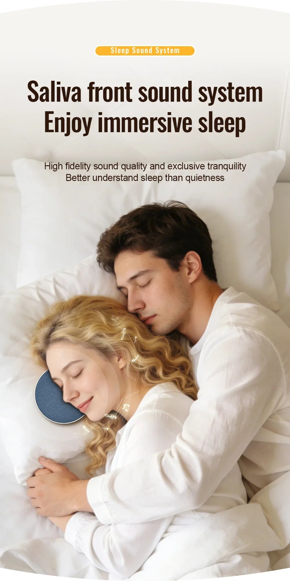 Under Pillow Sleep Speaker — Deep Sleep Without Earbuds