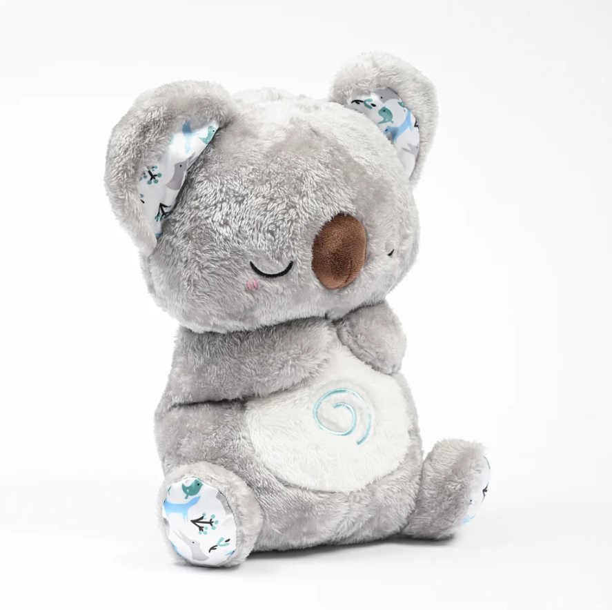 NEW Koala Plush Sleep Aid with Soft Glow Night Light Calming Music and Simulated Breathing Comforting Bedtime Comfort Toys