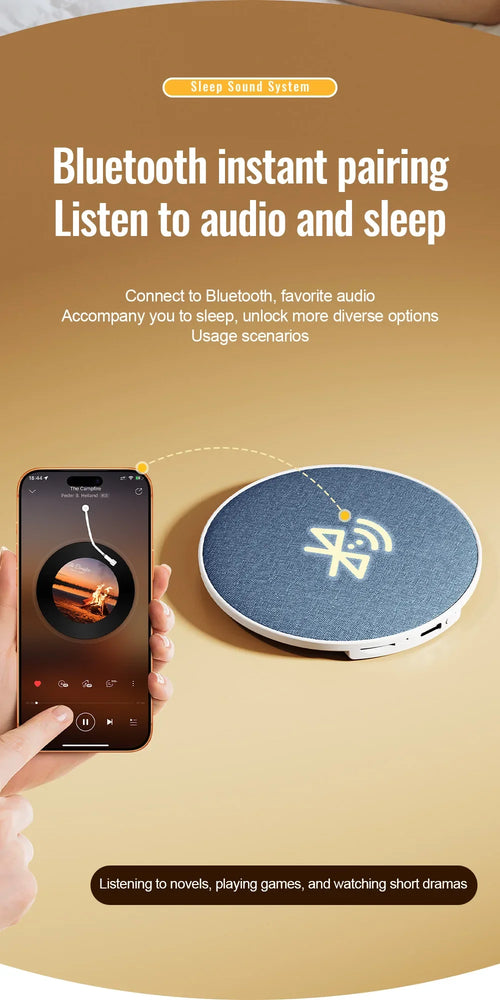 Under Pillow Sleep Speaker — Deep Sleep Without Earbuds